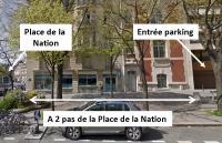 Location parking privé (sous-sol) Paris Nation 75011